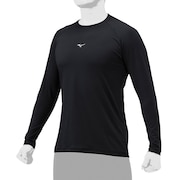 ミズノ（MIZUNO）（メンズ、レディース）野球 アンダーシャツ ローネック 長袖Tシャツ 12JAAP1009
