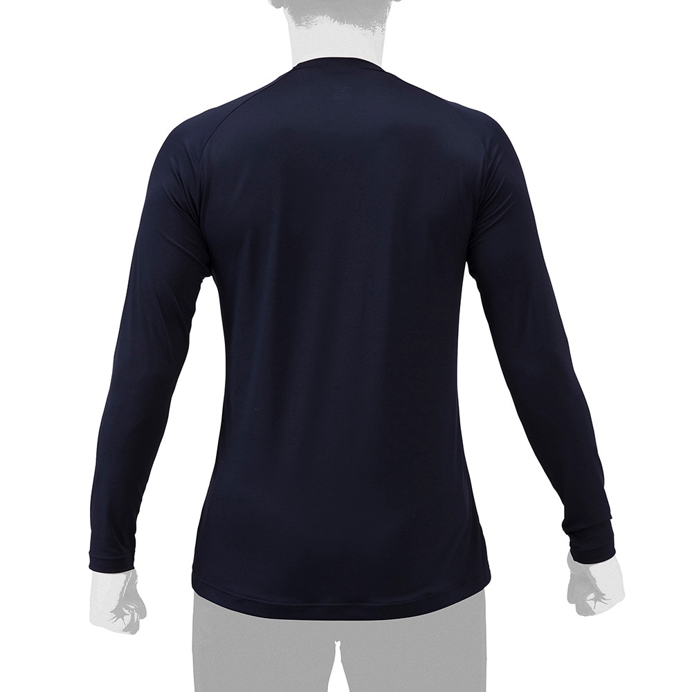ミズノ（MIZUNO）（メンズ、レディース）野球 アンダーシャツ ローネック 長袖Tシャツ 12JAAP1014