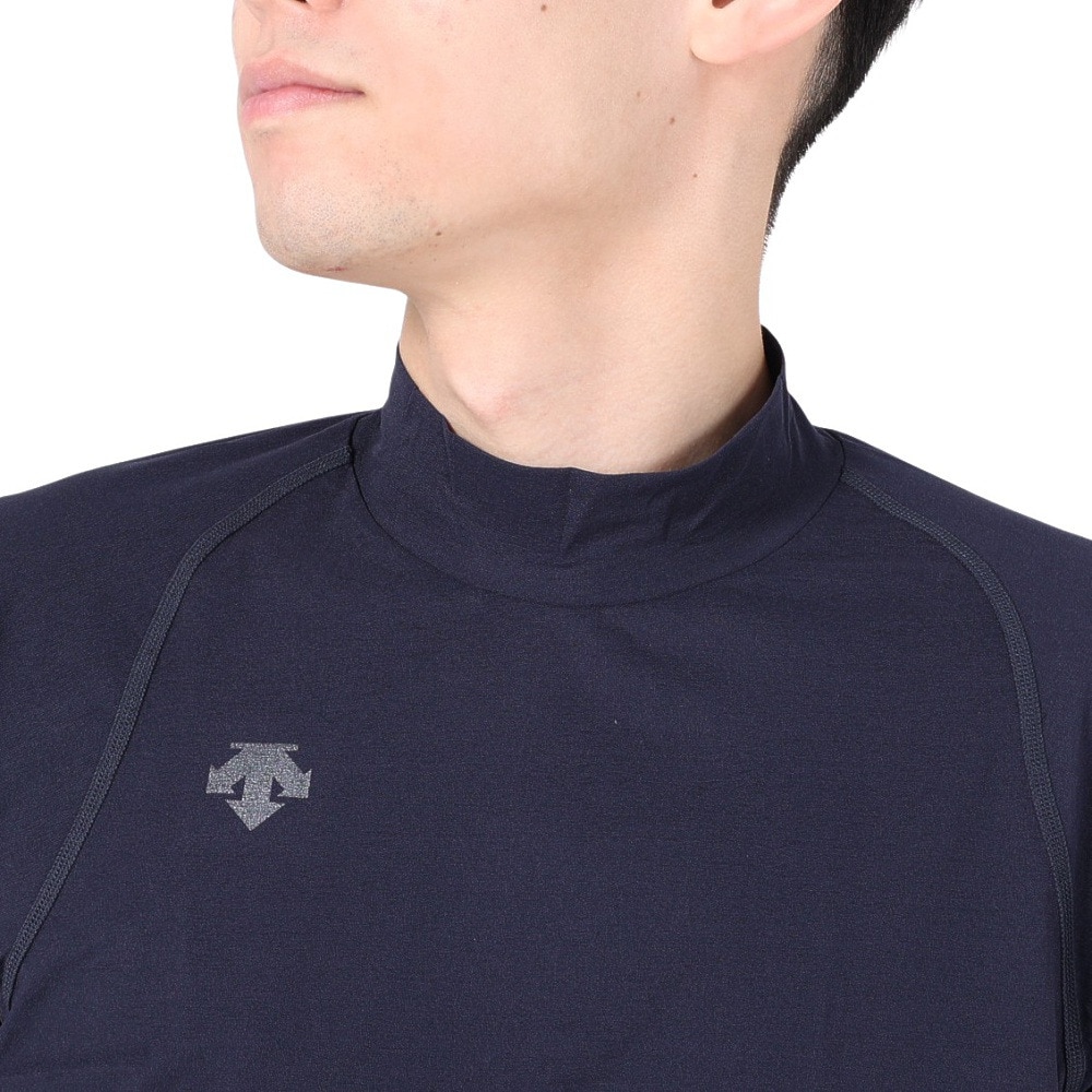 デサント（DESCENTE）（メンズ）野球 アンダーシャツ ハイネック 長袖アンダーシャツ STD-770B DNVY 速乾