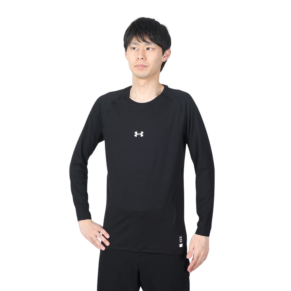 アンダーアーマー（UNDER ARMOUR）（メンズ）野球 アンダーシャツ ヒートギア コンフォート フィッティド ロングスリーブクルーネックシャツ 1384731 001 速乾