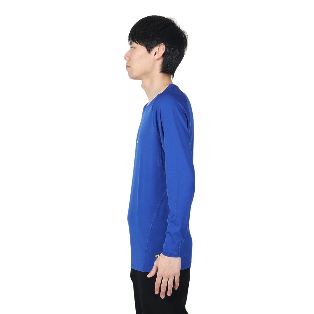 アンダーアーマー（UNDER ARMOUR）（メンズ）野球 アンダーシャツ ヒートギア コンフォート フィッティド ロングスリーブクルーネックシャツ 1384731 400 速乾