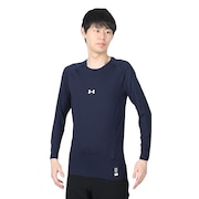 アンダーアーマー（UNDER ARMOUR）（メンズ）野球 アンダーシャツ ヒートギア コンフォート フィッティド ロングスリーブクルーネックシャツ 1384731 410 速乾