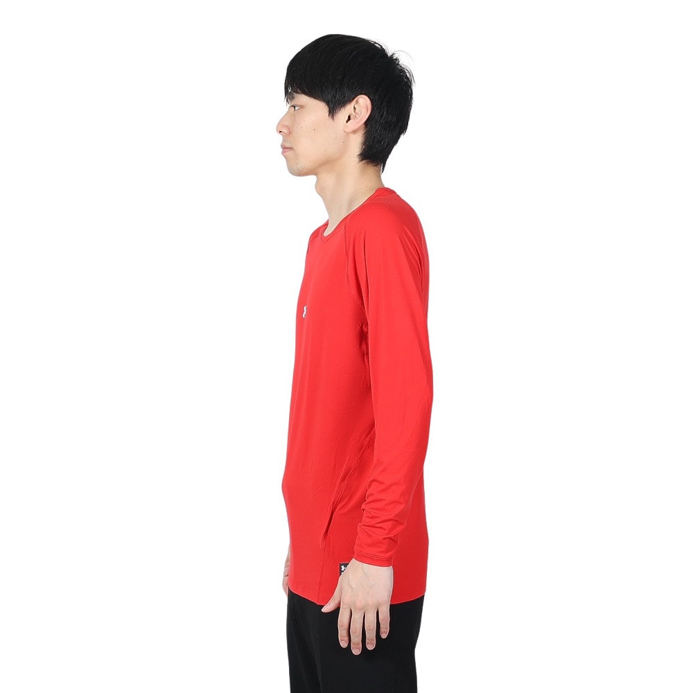 アンダーアーマー（UNDER ARMOUR）（メンズ）野球 アンダーシャツ ヒートギア コンフォート フィッティド ロングスリーブクルーネックシャツ 1384731 600 速乾