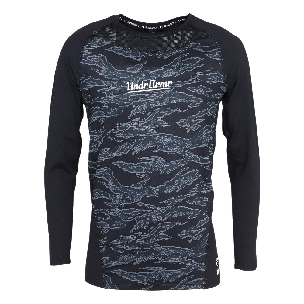 アンダーアーマー（UNDER ARMOUR）（メンズ）野球 アンダーシャツ 長袖 ヒートギア コンフォート fitted NOV 6001309 001