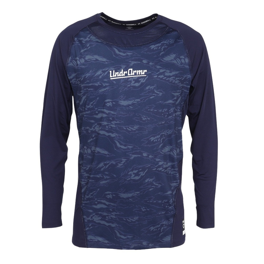 アンダーアーマー（UNDER ARMOUR）（メンズ）野球 アンダーシャツ 長袖 ヒートギア コンフォート fitted NOV 6001309 410