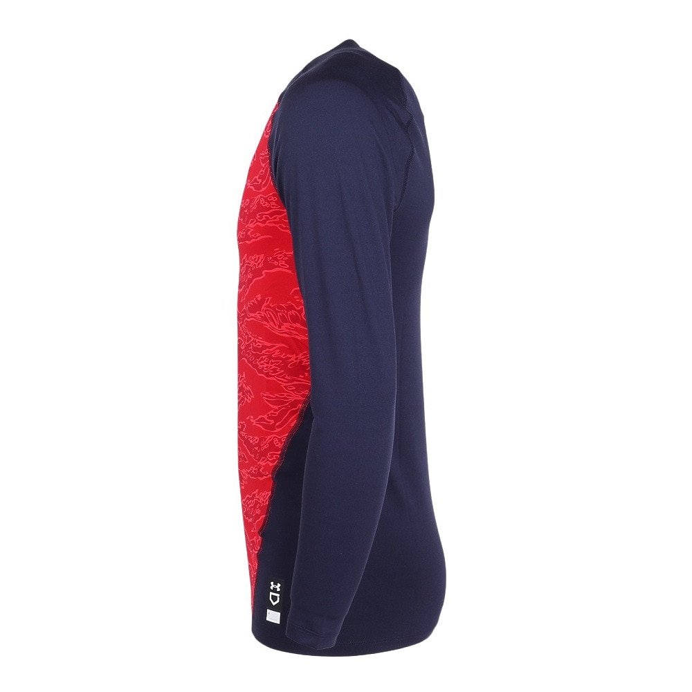 アンダーアーマー（UNDER ARMOUR）（メンズ）野球 アンダーシャツ 長袖 ヒートギア コンフォート fitted NOV 6001309 600