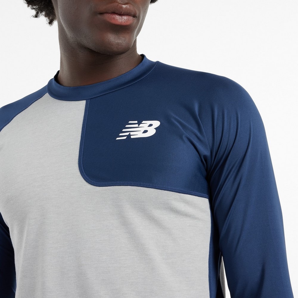 ニューバランス（new balance）（メンズ）野球 アンダーシャツ ベースボールアシンメトリ― ロングスリーブトップ 左投げ用 MT41714LNNY
