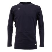 デサント（DESCENTE）（メンズ）野球 アンダーシャツ 丸首 長袖 インナー シャツ STD-771 ネイビー