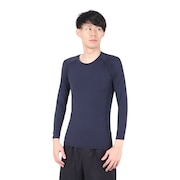 (メンズ)野球 冷感 アンダーシャツ UVカット 723PG0ES7864NVY. 速乾