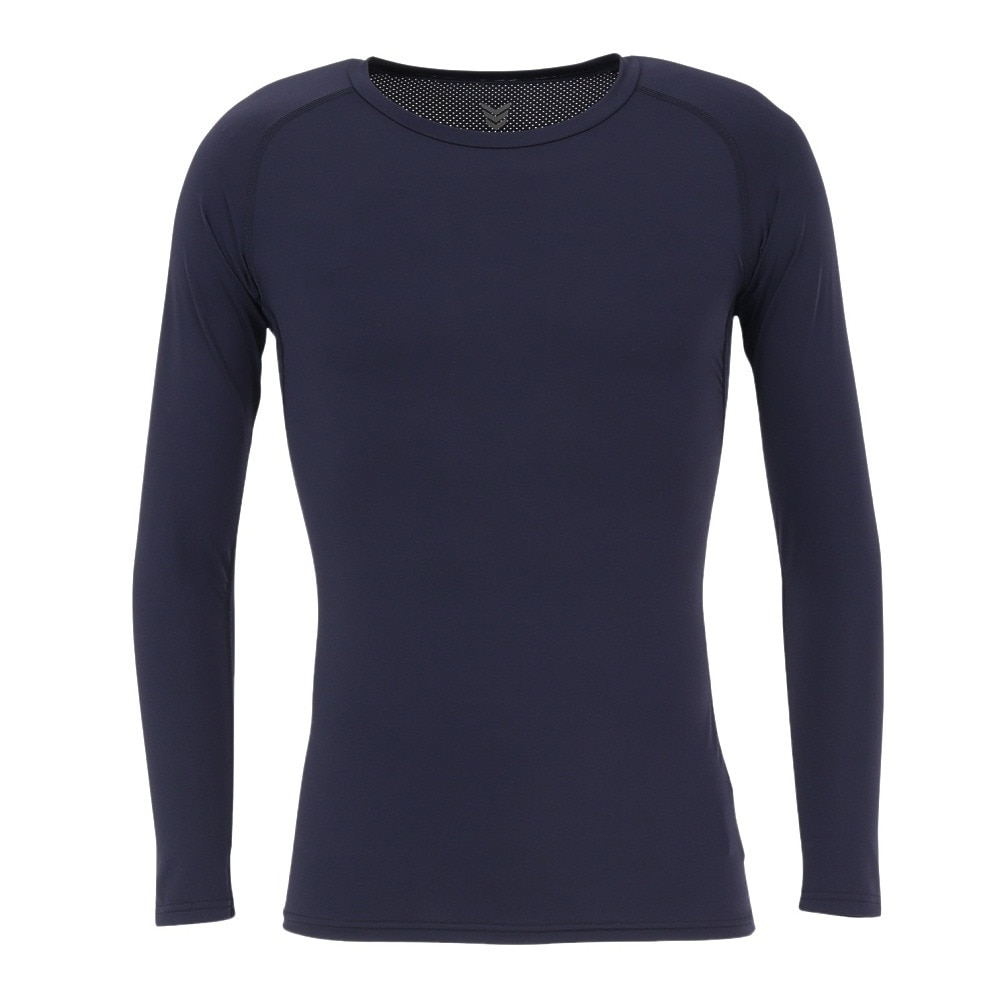 YABANE（YABANE）（メンズ）【新商品】 野球 アンダーシャツ 冷感 ストレッチ丸首長袖Tシャツ YA2AB04-48 接触冷感 UVケア