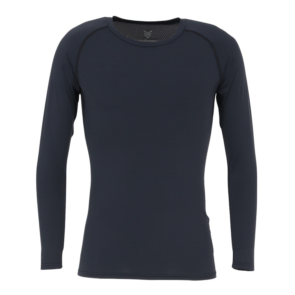 YABANE（YABANE）（メンズ）【新商品】 野球 アンダーシャツ 冷感 ストレッチ丸首長袖Tシャツ YA2AB04-90 接触冷感 UVケア