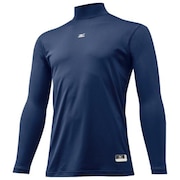 ミズノ（MIZUNO）（メンズ）ゼロプラス 裏起毛アンダー ハイネック長袖シャツ 12JA5P1214 防寒 野球 冬用 インナー