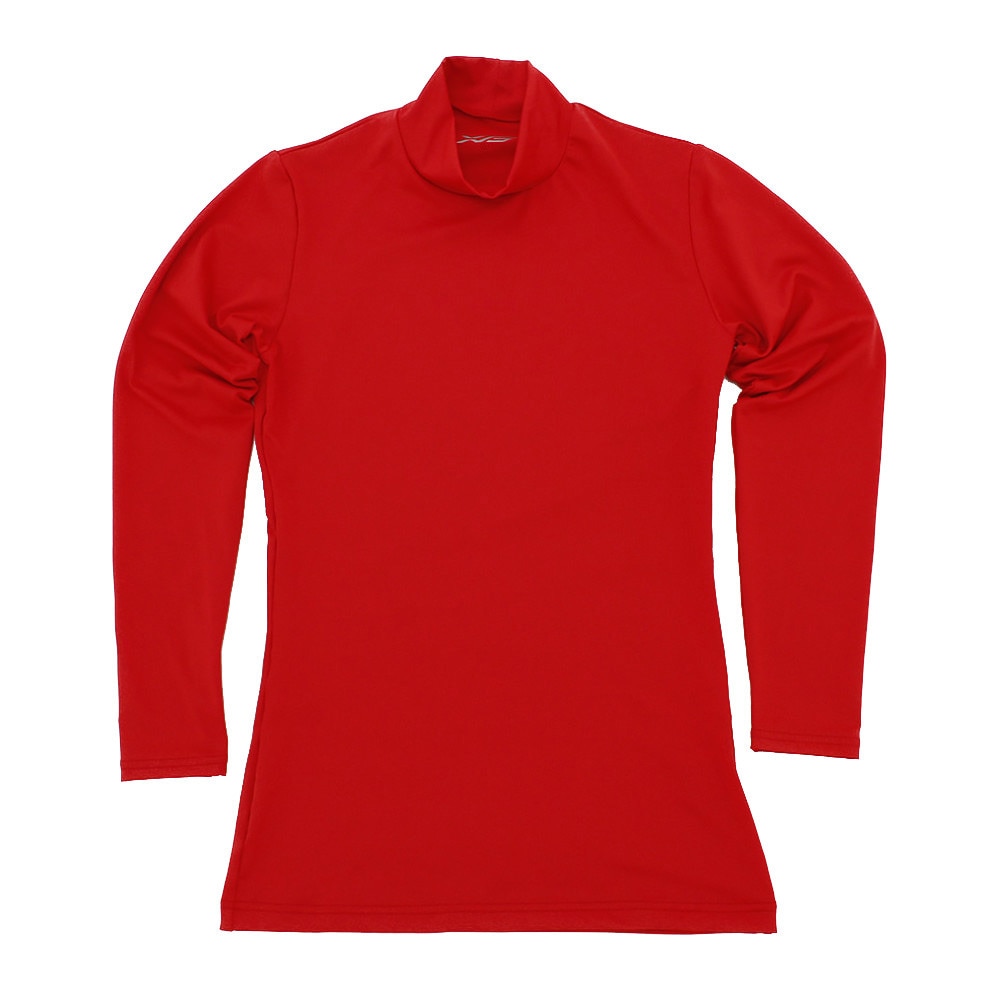  ストレッチ ハイネック 長袖Tシャツ 723G6ES4166 RED2
