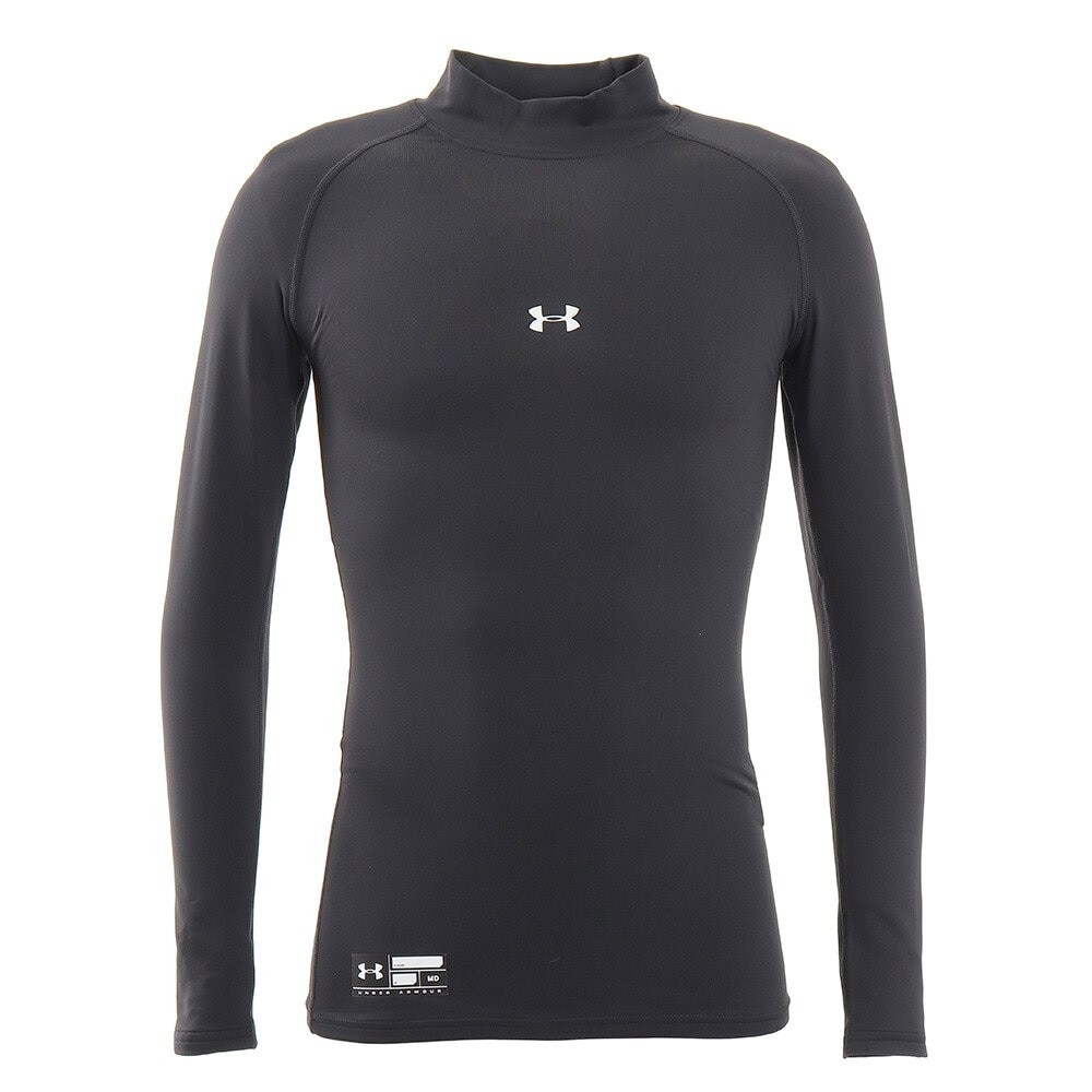 アンダーアーマー（UNDER ARMOUR）（メンズ）野球 アンダーシャツ コールドギアアーマー ロングスリーブ モックシャツ 1346864 BLK BB