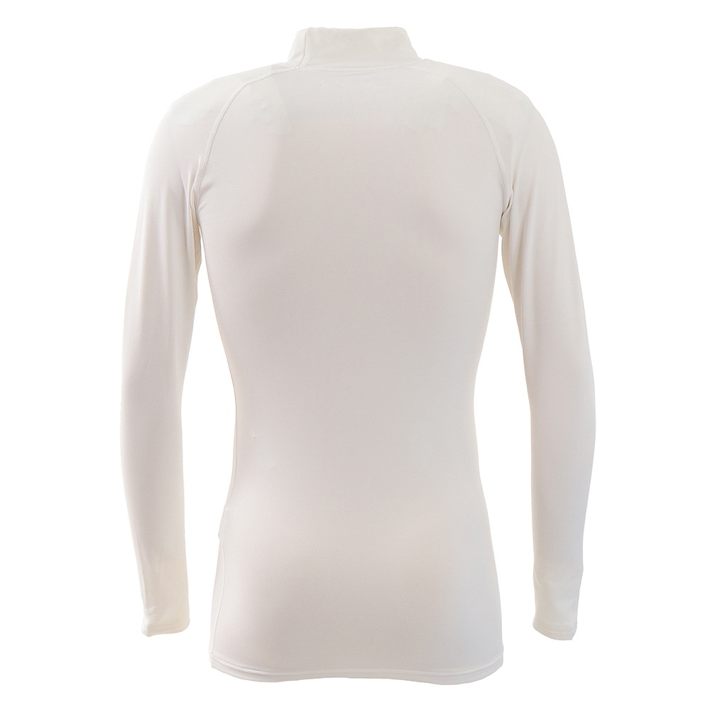 アンダーアーマー（UNDER ARMOUR）（メンズ）コールドギアアーマー ロングスリーブ モックシャツ 1346864 WHT BB 防寒 トレーニング 冬用 インナー ハイネック