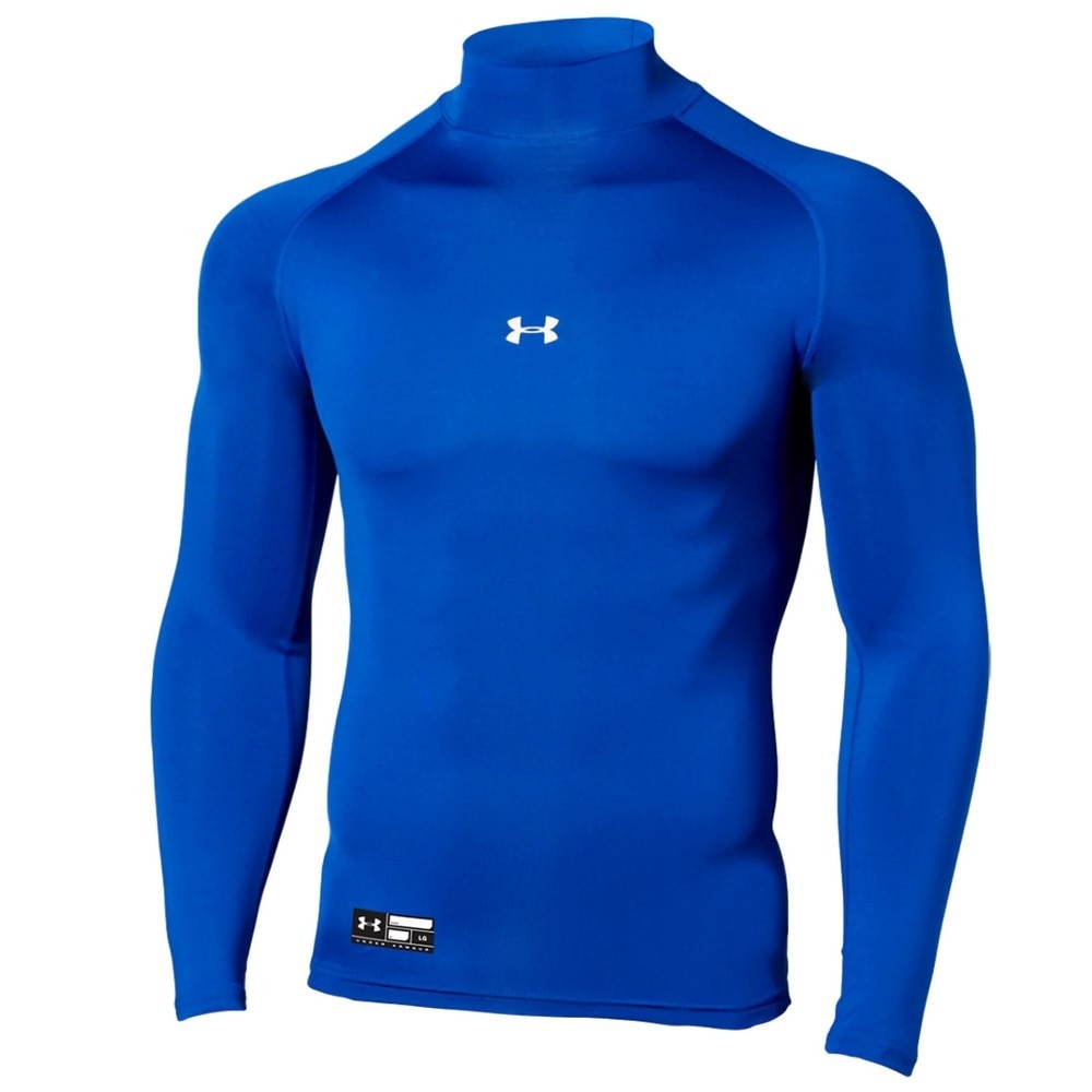 アンダーアーマー（UNDER ARMOUR）（メンズ）アンダーシャツ ヒートギアアーマー コンプレッション ロングスリーブ モック 1358645 400 速乾