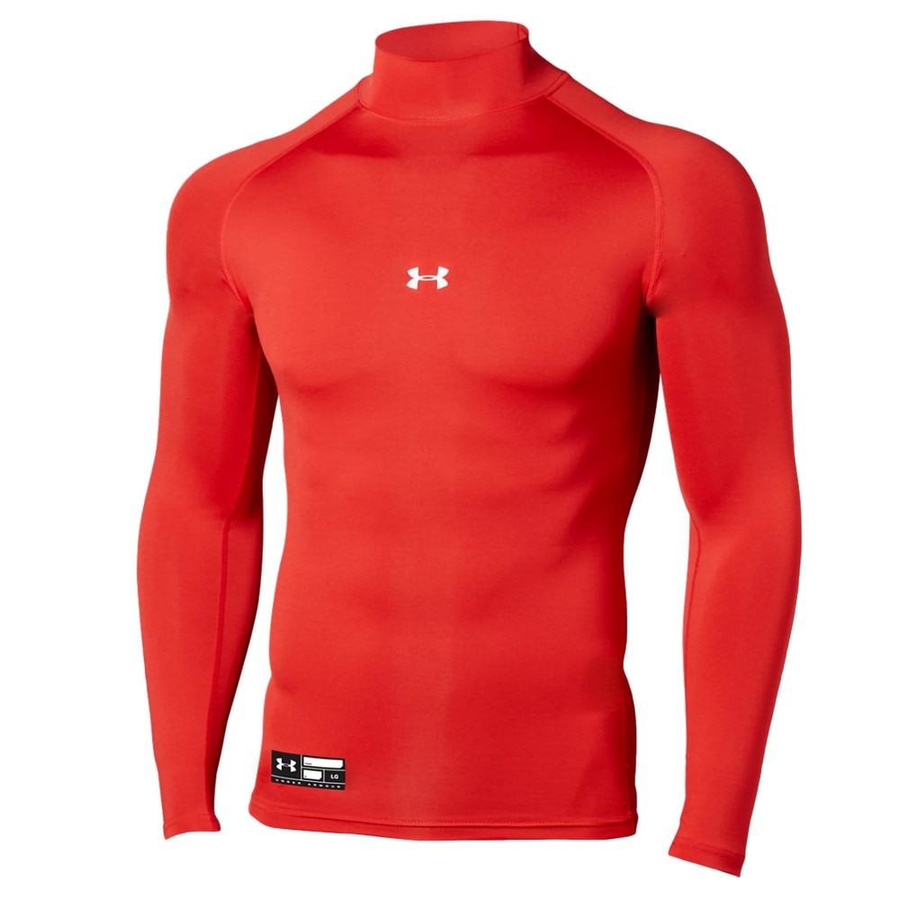 アンダーアーマー（UNDER ARMOUR）（メンズ）アンダーシャツ ヒートギアアーマー コンプレッション ロングスリーブ モック 1358645 600 速乾