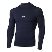 (メンズ)野球 アンダーシャツ コールドギアアーマー コンプレッション 長袖モックネックTシャツ 1375374