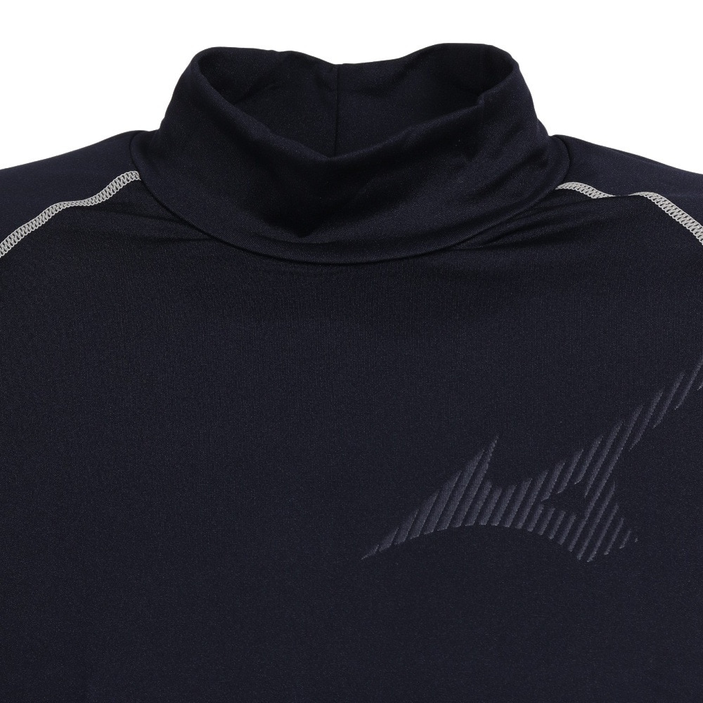 ミズノ（MIZUNO）（メンズ、レディース）野球 アンダーシャツ 裏起毛アンダーハイネック長袖Tシャツ 12JA2P1214