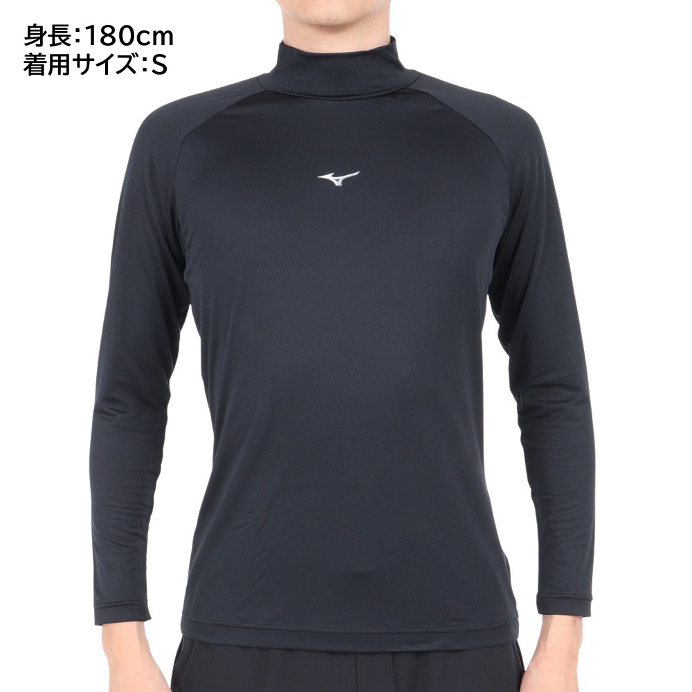 ミズノ（MIZUNO）（メンズ）野球 アンダーシャツ ハイネック長袖 12JAAP1109