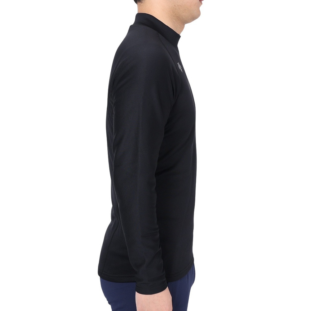 デサント（DESCENTE）（メンズ）野球 裏起毛 ハイネック長袖アンダーシャツ STD-658 BLK