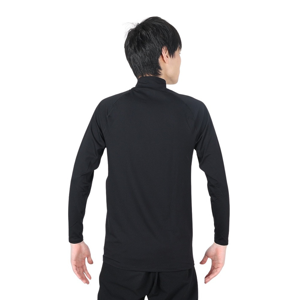 アンダーアーマー（UNDER ARMOUR）（メンズ）野球 アンダーシャツ ヒートギア ロングスリーブ モックシャツ 1385291 001 速乾