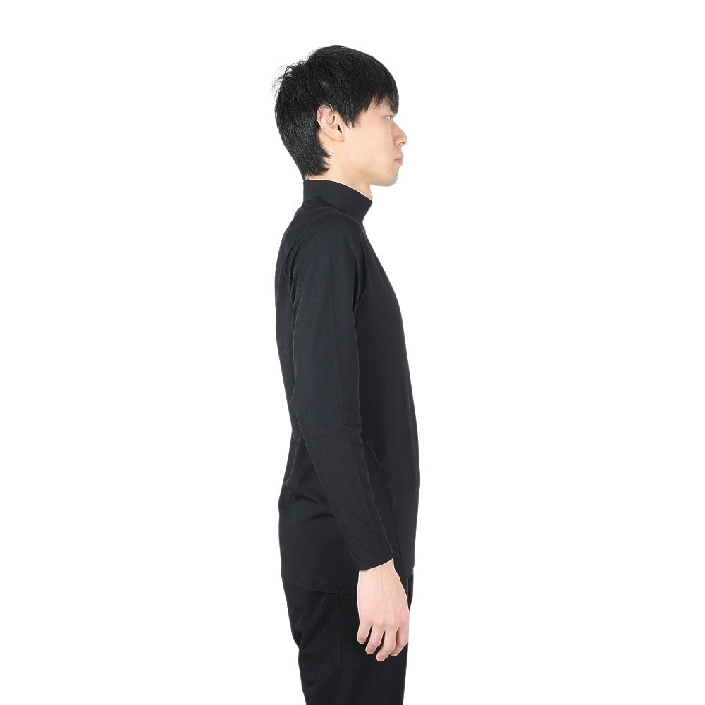 アンダーアーマー（UNDER ARMOUR）（メンズ）野球 アンダーシャツ ヒートギア ロングスリーブ モックシャツ 1385291 001 速乾