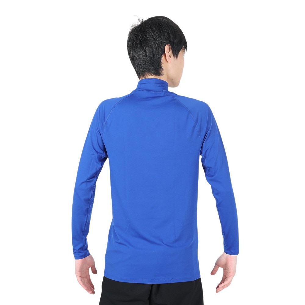 アンダーアーマー（UNDER ARMOUR）（メンズ）野球 アンダーシャツ ヒートギア ロングスリーブ モックシャツ 1385291 400 速乾