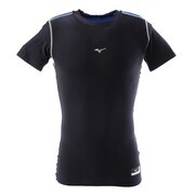 ミズノ（MIZUNO）（メンズ）野球 アンダーシャツ 半袖 バイオギア ローネック インナー シャツ 18SS 12JA8C8014