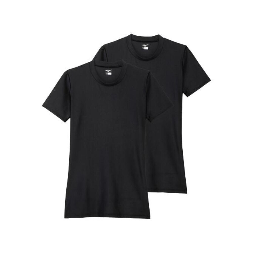 ミズノ（MIZUNO）（メンズ、レディース）バイオギア ローネック半袖 2枚組 FIT 12JA0Q02 09