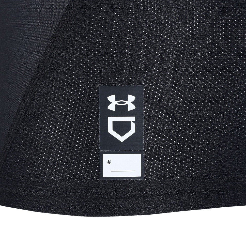 アンダーアーマー（UNDER ARMOUR）（メンズ）野球 アンダーシャツ 半袖 夏用 アイソチル コンプレッション ショートスリーブ クルー ブラック UPF50 紫外線カット 1364732 BLK 冷感 速乾