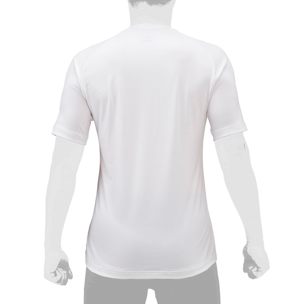 ミズノ（MIZUNO）（メンズ）野球 アンダーシャツ ローネック 半袖 12JAAP3001 速乾