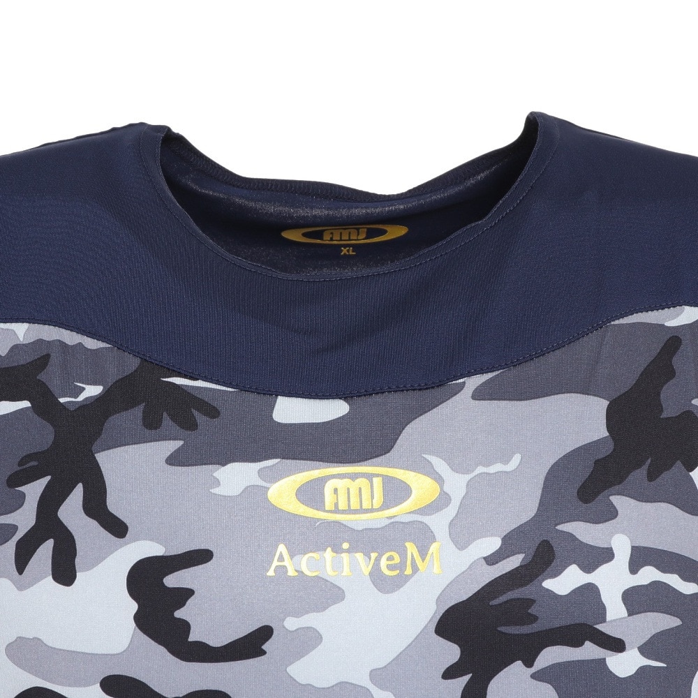 アクティブーム（ActiveM）（メンズ）野球 アンダーシャツ 半袖コンフォートインナー 01NV 速乾