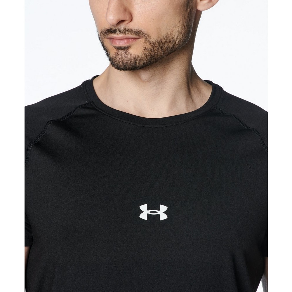 アンダーアーマー（UNDER ARMOUR）（メンズ）野球 ヒートギアアーマー コンフォートフィッティド 半袖クルーネック アンダーシャツ 1384732 001 速乾