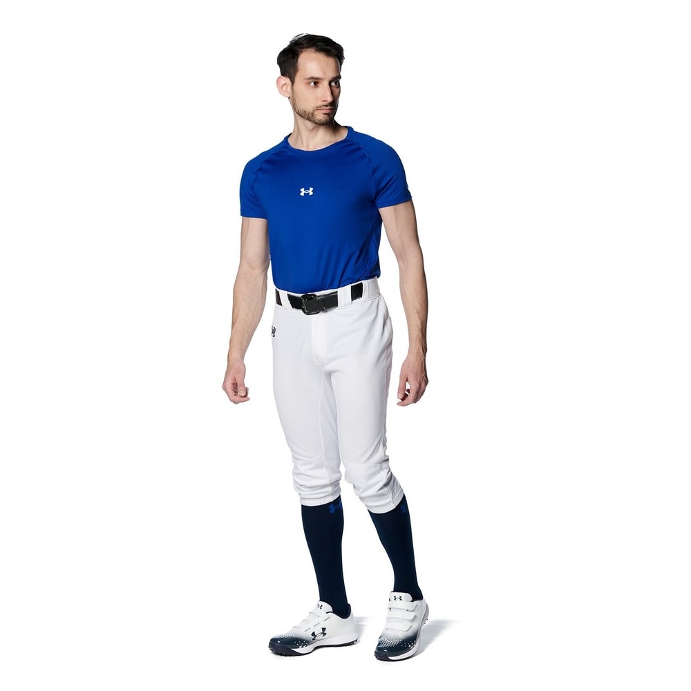 アンダーアーマー（UNDER ARMOUR）（メンズ）野球 ヒートギアアーマー コンフォートフィッティド 半袖クルーネック アンダーシャツ 1384732 400 速乾
