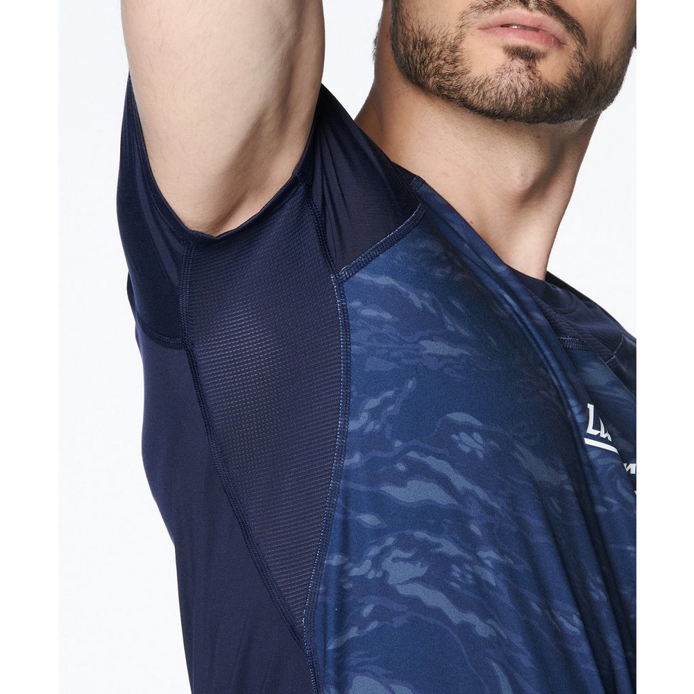 アンダーアーマー（UNDER ARMOUR）（メンズ）野球 ヒートギアアーマー コンフォートフィッティド ノベルティ 半袖クルーネック アンダーシャツ 1384734 410 速乾