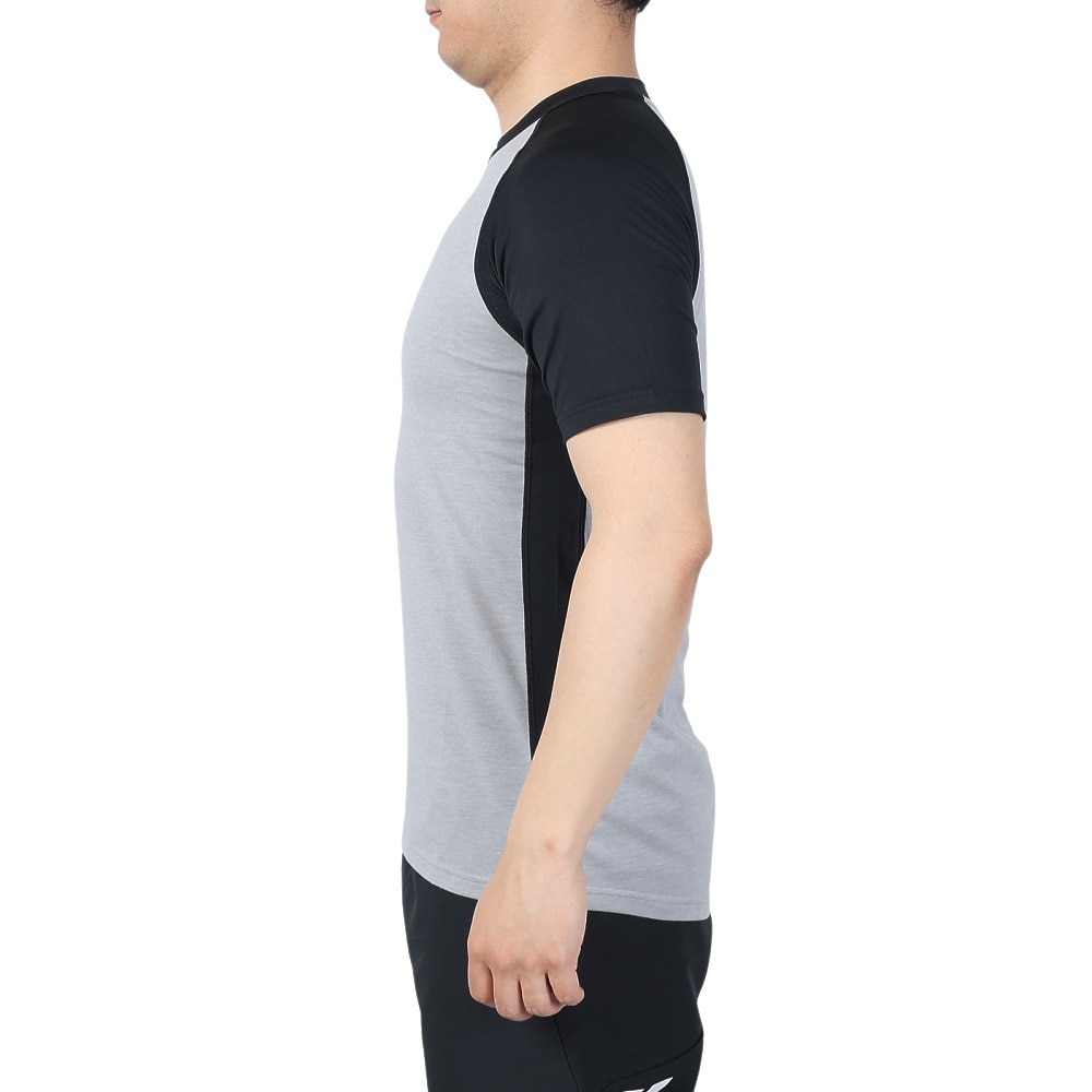 ニューバランス（new balance）（メンズ）野球 アンダーシャツ BP ベースボールアシンメトリー 半袖Tシャツ 右投げ用 MT41704RBK