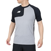 ニューバランス（new balance）（メンズ）野球 アンダーシャツ BP ベースボールアシンメトリー 半袖Tシャツ 右投げ用 MT41704RBK