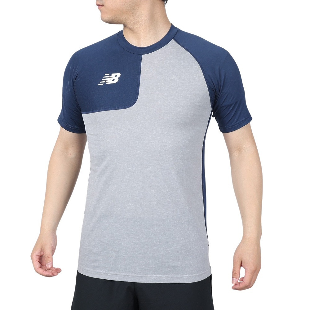 ニューバランス（new balance）（メンズ）野球 アンダーシャツ BP ベースボールアシンメトリー 半袖Tシャツ 右投げ用 MT41704RNNY