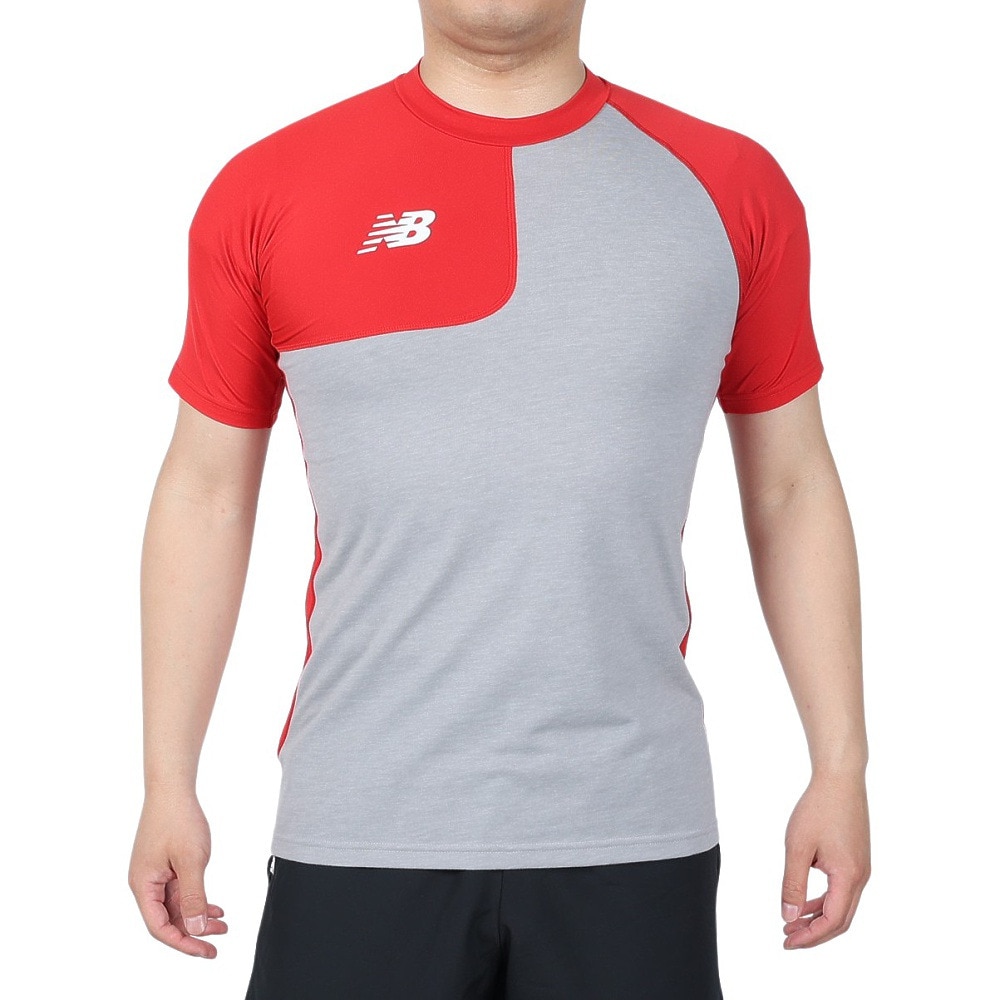 ニューバランス（new balance）（メンズ）野球 アンダーシャツ BPベースボールアシンメトリ―半袖Tシャツ 右投げ用 MT41704RTRE