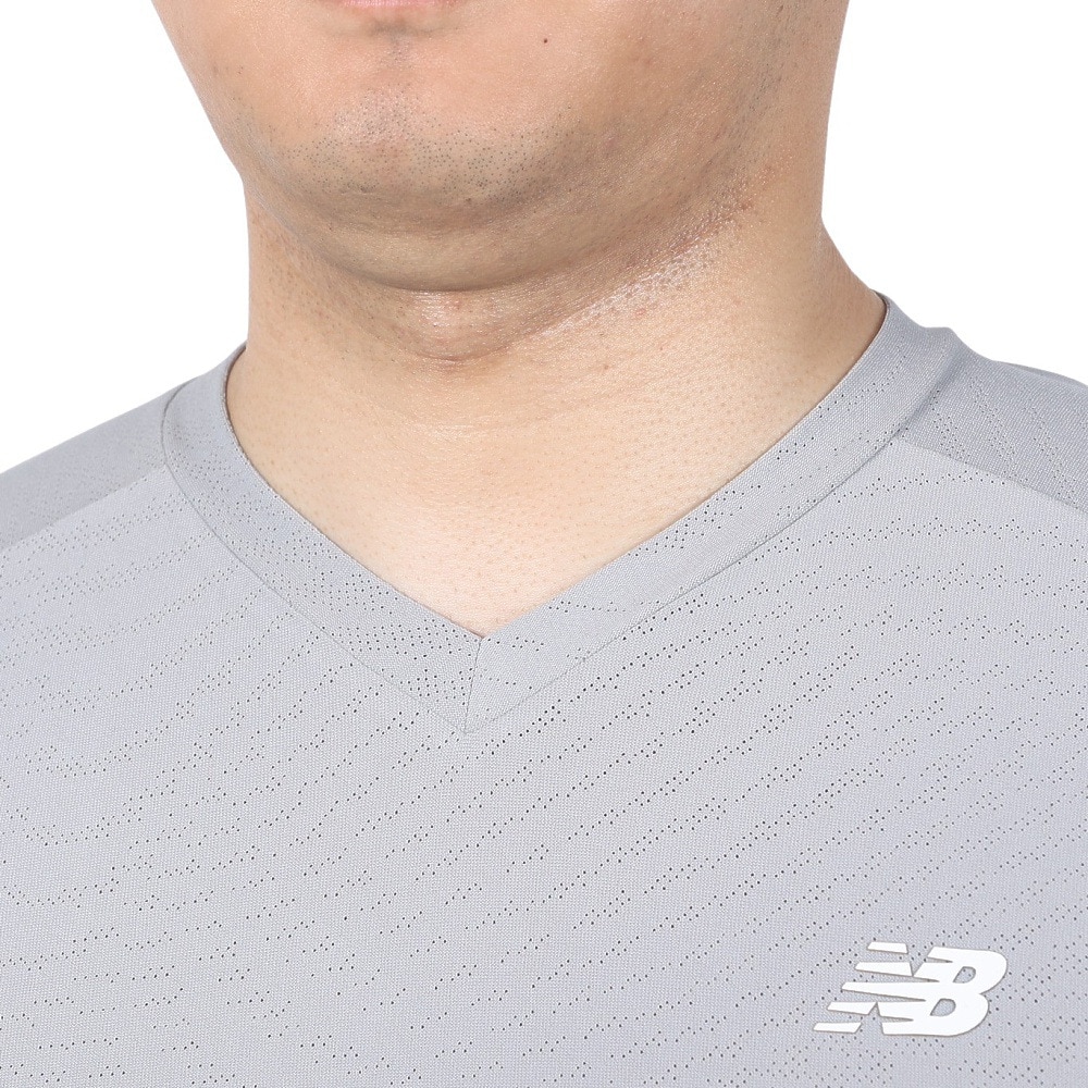 ニューバランス（new balance）（メンズ）野球 アンダーシャツ BPジャガード 半袖トップ MT41707AG