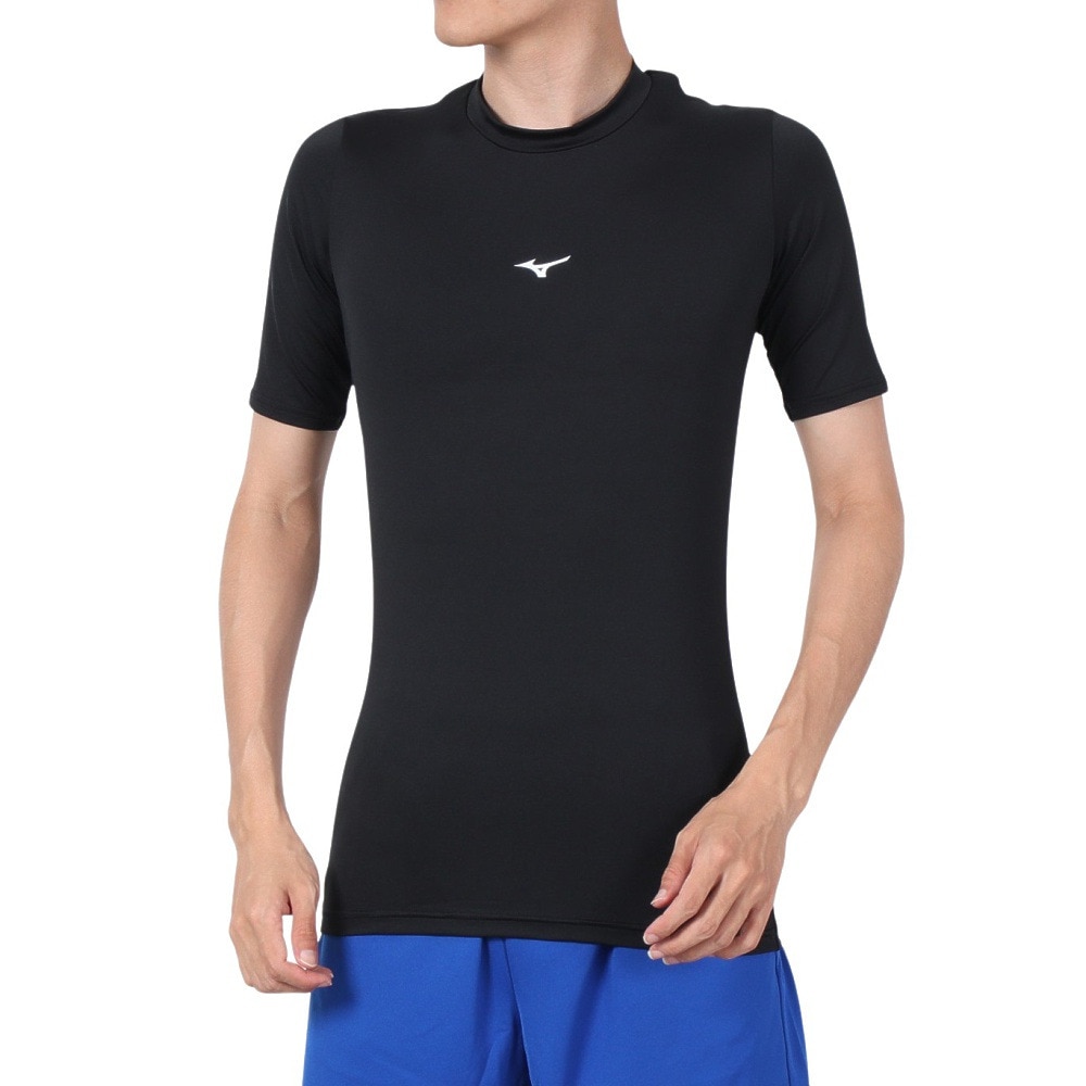 ミズノ（MIZUNO）（メンズ、レディース）野球 アンダーシャツ バイオギアローネック半袖Tシャツ 12JABC3109 速乾 UVカット