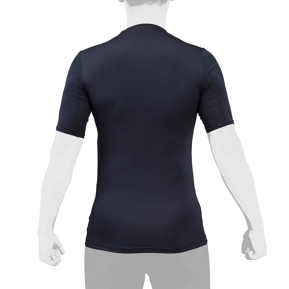ミズノ（MIZUNO）（メンズ、レディース）野球 アンダーシャツ バイオギアローネック半袖Tシャツ 12JABC3114