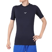 (メンズ、レディース)野球 アンダーシャツ バイオギアローネック半袖Tシャツ 12JABC31 速乾 UVカット