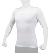 ミズノ（MIZUNO）（メンズ、レディース）野球 アンダーシャツ バイオギアローネック半袖Tシャツ 12JABC3101