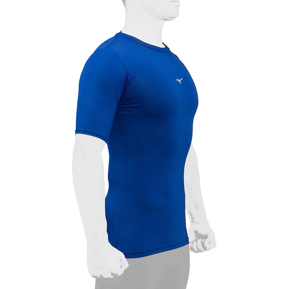 ミズノ（MIZUNO）（メンズ、レディース）野球 アンダーシャツ バイオギアローネック半袖Tシャツ 12JABC3116 速乾 UVカット