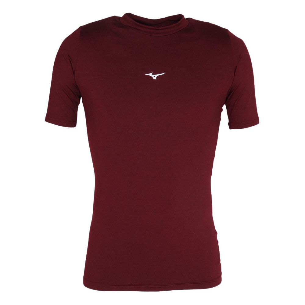 ミズノ（MIZUNO）（メンズ、レディース）野球 アンダーシャツ バイオギア ローネック 半袖Tシャツ 12JABC3163