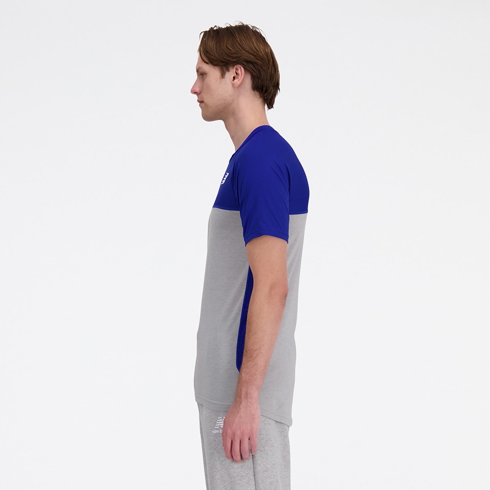 ニューバランス（new balance）（メンズ）野球 アンダーシャツ ベースボールアシンメトリー 半袖Tシャツ 左投げ用 MT41704LTRY