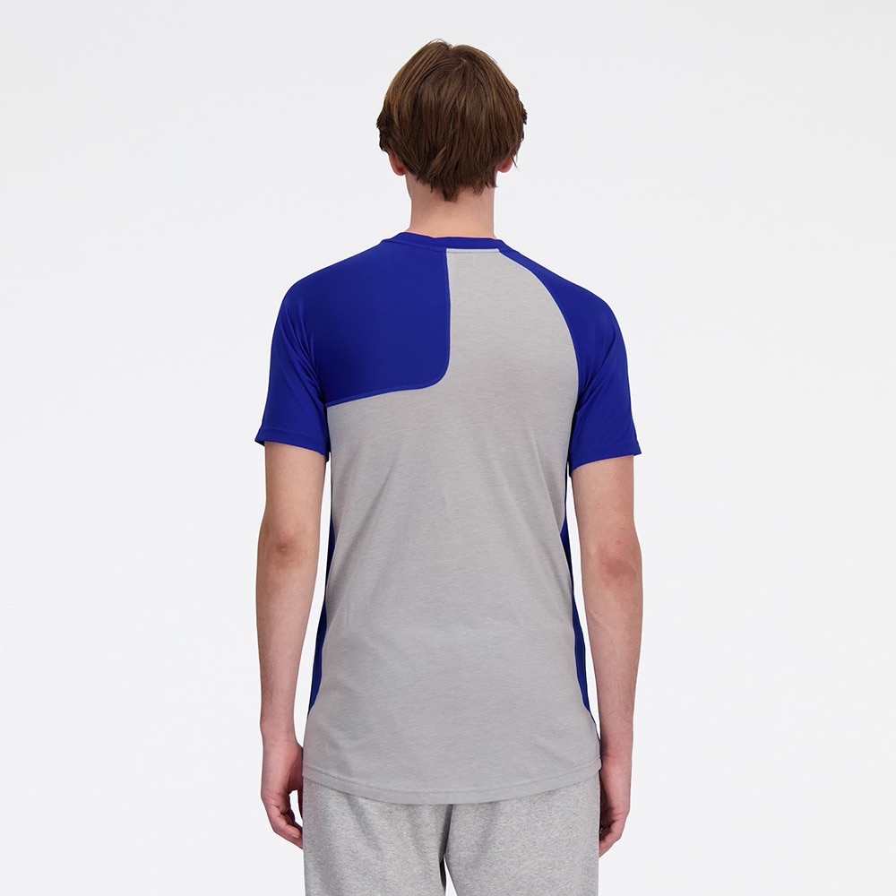 ニューバランス（new balance）（メンズ）野球 アンダーシャツ ベースボールアシンメトリー 半袖Tシャツ 左投げ用 MT41704LTRY