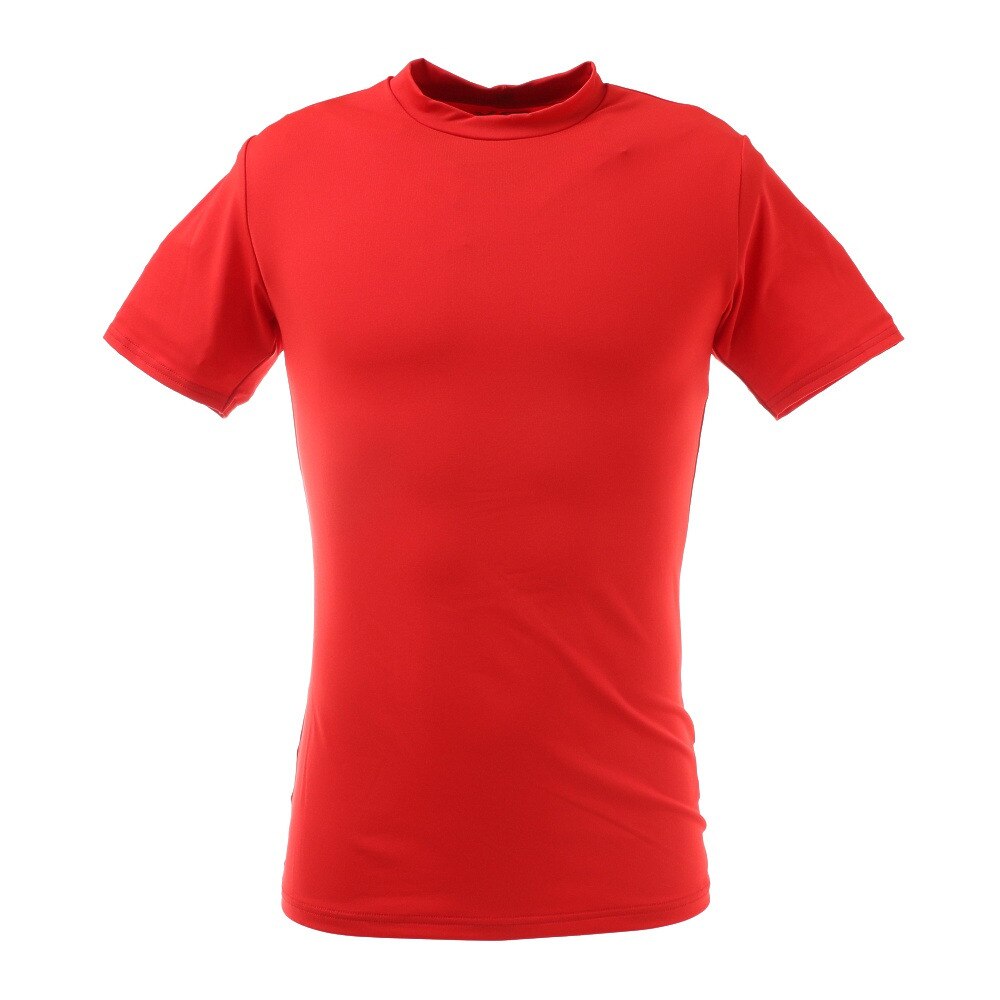 エックスティーエス（XTS）（メンズ）野球 アンダーシャツ ストレッチ丸首半袖シャツ 723G6ES4172 RED.  スポーツ用品はスーパースポーツゼビオ